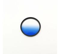 Camera Filters, Camera Lens Filters 30 37 40.5 43 52 55 58 67 72 77 82mm Graduated Color Filter Camera Lens(49mm,Graduated Blue)