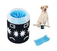 Camera Flash Dazed Look Portable Mud Paw Clean Station Soft Silicone Brush Feet Cleaning Machine Gently Cleans Paws After Walks