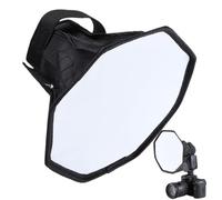 Camera Flash Diffuser - Portable, Foldable Light Modifier for Soft & Balanced Lighting, Fit for Most DSLR & Mirrorless Cameras