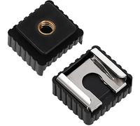 Camera Flash Hot Shoe Mount Adapter to 1/4" Thread Hole for Flash Holder Bracket Light Stands Umbrella Holder Flash Bracket (2 Pack)
