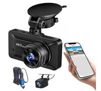 Camera for Car,4k Night Vision Wireless Recorder | 170 Degree Wide Angle Vehicle Camera,for Vehicle Truck Parking Recording Security Driving Commute Monitoring