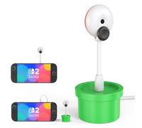 Camera for Nintendo switch 2, 720P Camera with Base and USB Type-C Cable, Adjustable Webcam for Nintendo Switch 2 Compatible with Video Chat, Streaming & Game Modes