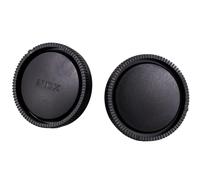 Camera Front Body Dust Cap Cover for Sony NEX E-Mount Camera Body Sony a7CR a7 R V a6600 a9 NEX-5 and Rear Lens Cap for Sony NEX E-Mount Lenses