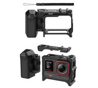 Camera Grip Kit with Frame Cage Compatible with Insta360 Ace Pro 2/Ace Pro, Quick Release Street Photography Handle Holder Bundle Expansion Mount with Shutter Button and Cold Shoe