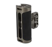 Camera Handle, Aluminum Alloy Camera Grip with Screw Cold Shoe Mount Cage Accessories for Photography (Dark Green)