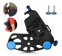 Camera Holder Clip Backpack Quick Release Bracket Belt Clip Quick Release Aluminum Alloy for DSLR Camera GoPro Hero Insta360 Action Camera (Blue)