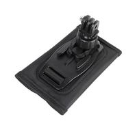 Camera Holder on Belt - Action Camera Backpack Strap Mount, 360° Swivel Non-Slip Fastener for Adventure and Hiking