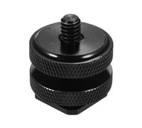 Camera Hot Shoe Mount Adapter - 1/4 double-layer screw hot shoe base, Double Screw 1/4 Action Camera Ĥot Śhoe Mount,Action Cameras H́ot Shoee Handle Grip For Tripods, Flashes Easy To Install
