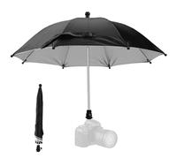 Camera Hot Shoe Umbrella, Waterproof Camera Umbrella DSLR Camera Sunshade Rain Cover Protector for Canon Rebel T8i, T7, T7i, T6i, T6, SL3, SL2, EOS 90D, 80D, 2000D, 5DM4, Nikon Z9