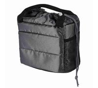 Camera Insert Bag,Polyester Partition Camera Hand Bag Shockproof Padded Divider Cover Case for DSLR Photographers Mirrorless,7.87 x 3.93 x 7.08 inch (Gray)