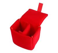 Camera Insert, DLSR Camera Bag Insert Pad Travel Padded Camera Shockproof Insert Camera Case Bag Accessory for Photographing (Red)
