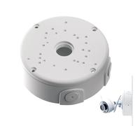 Camera Junction Box - Security Camera Bracket | Waterproof Cable Cover, Outdoor Mount Base, Hidden Wire Organizer Case, Dome Housing Plate, Ceiling Wall Installation Accessory Kit
