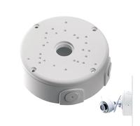 Camera Junction Box - Waterproof Wall Mount, Round Cable Holder, Hidden Wire Case, Outdoor Housing Cap, Ceiling System Protection, Compact Tray Tray, Secure Access Connection Housing for the Use