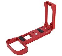Camera L Bracket Quick Release Plate, Aluminium Alloy Vertical Shooting Board Red Handle Quick Release Plate 1/4 In Hole for Nikon Z6 Z7
