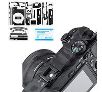Camera & Lens Body Skin Sticker Wrap Cover Guard Film Protective for Sony a6500 + 16-50mm lens Kits, DSLR Camera 3M Stickers Anti-Scratch Camouflage Shadow Black Decals Shield