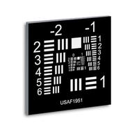 Camera Lens Calibration Board, Resolution Chart for Positive/Negative Film Cards, Accurate ±5um, Uniform Light Distribution, Suitable for Lenses
