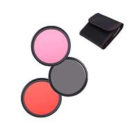 Camera Lens Color Filters 82mm Orange Pink Grey Color Filters Set For Leica Vario-Elmar-SL 100-400mm f/5-6.3 Lens With Sigma FP, Sigma FP L camera