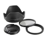 Camera Lens Filter Adapter Metal FA-DC58C 58mm Lens Cap Lens Hood UV Filter for canon for powershot G1X (Incompatible With G1X II)