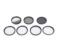 Camera Lens Filter Kit UV CPL ND8 10X Macro 6 Points Star Soft White Graduated Grey Filter Set Photography (55mm)
