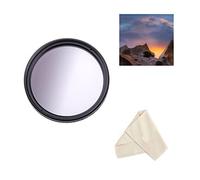 Camera Lens Graduated Color Filter 37mm Grey Graduated Filter For Olympus E-PL10, E-PL9, E-PL8, E-PL7, E-PL6 With Olympus M. Zuiko Digital 45mm f/1.8 Lens