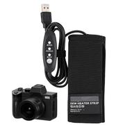 Camera Lens Heater Warmer - Portable Usb Dew, Heater Strap 3 Heat Level Anti Fog Heating Pad for Telescope, Viewfinder Camera Lens | Night Photography Astrophotography Accessories