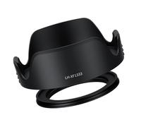 Camera Lens Hood for XC13-33mm Lens, 49mm Filter Thread, Front Mount Design, Black ABS Petal Shade for Daily Camera Use and Photo Walks