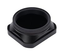 Camera Lens Hood Shade, Square Metal Camera Lens Hood with Cap, Smart Realignment, for X100VI X100V X100F X100T X100S X100 X70 (Black)