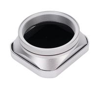 Camera Lens Hood Shade, Square Metal Camera Lens Hood with Cap, Smart Realignment, for X100VI X100V X100F X100T X100S X100 X70 (Silver)