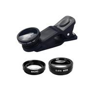 Camera Lens Kit, Phone Lens 180° Fisheye, 10x Macro, 0.67x Wide Angle | Portable, Versatile, Set for Smartphone