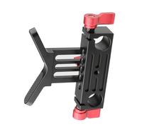 Camera Lens Mount With 15mm Rod Clamp Holder Bracket Protect Lens Shoulder Kits For Photography Camera Cage Attachment