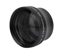 Camera Lens, Portable 37MM 2X Professional HD Converter Telephoto Len, fit Camera with 37mm Diameter 18-55 Focal Length, for Doubles Your Zoom