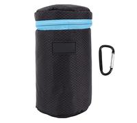 Camera Lens Pouch - Neoprene Protective Case with Thick Soft Lining and Metal Buckle for DSLR Micro Single Lens Storage and Outdoor Use (L)