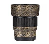Camera Lens Protector Coat Protective Film Body Vinly Wrap Skin Premium Sticker for Sigma 56mm F1.4 DG DN Fit for Sony E Mount for Canon EFM Mount(Wave Gold)