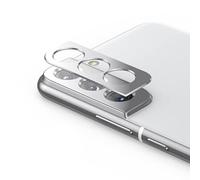 Camera Lens Protector Compatible for Samsung Galaxy S22/S22 Plus/S22 Ultra, Metal Ring Protectors, All-Round Protection (S22 Silver)
