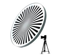 Camera Lens Resolution Calibration Board,30mm Camera Resolution Test Chart,Accuracy ±5um, 90% Light Transmittance, Electron Beam Writing Process, for Research, Industrial Inspection