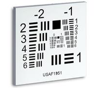Camera Lens Resolution Calibration Board,Camera Resolution Chart, Groups -2-5 Positive/Negative Film Cards Calibration Board,Accuracy ±5um and Uniform Light Distribution,for Lenses(White)
