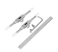 Camera Lens Spanner, Stainless Steel 10-130mm Professional Lens Repair Tool Set with 1 Wrench, 2 Hex Screw