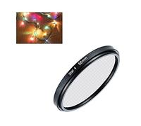 Camera Lens Star Filter 40.5mm 4 Points Star Filters Set For Sony E PZ 16-50mm f/3.5-5.6 OSS Lens with Sony Alpha a7S, a7S II, a7S III camera