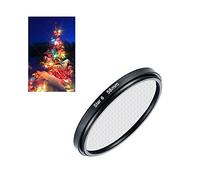 Camera Lens Star Filter 82mm 6 Points Star Filter For Sony Alpha a7R V Camera with Sony FE 24-70mm f/2.8 GM II Lens