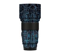 Camera Lens Sticker for Tamron 90mm F2.8 fit for Sony Mount Macro Coat Wraps Film Protective Vinyl Decal Skin 90 2.8(Circuit Blue)