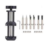 Camera Lens Vise Tool Kit for Lens and Filter, Aluminum Alloy 25mm to 130mm Lens Repair and Thread Restoration Tool Spanner Wrench