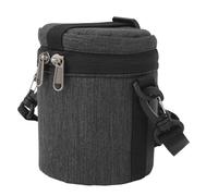 Camera Lenses Case, Camera Bag for with Anti -Scratched Smooth Zipper for Work (Black)