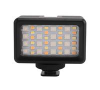 Camera Light, 40m Waterproof RGB Video Light with 3 Lighting Modes, 40 LED Beads, 2500-9000K Portable RGB Dive Camera Light for Live Streaming Photography