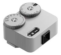 Camera Light Meter - 2 Dial Electronic Exposure Meter with Adjustable Cold Shoe Mount, 45° Light Metering, Adjust ISO, Aperture, and Shutter Speed, Compatible with Various Cameras