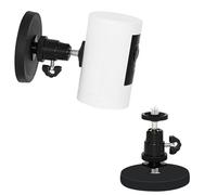 Camera Magnetic Mount Compatible with Ring Stick up Cam/Ring Outdoor Camera Plus Battery/Plug in Security Camera,No Drill Adjustable Mounting Bracket with 1/4" Screw,Rubber Coating Neodymium Magnet