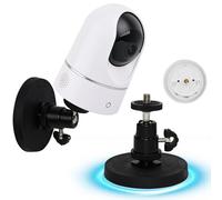 Camera Magnetic Wall Mount Compatible with Eufy IndoorCam E220 (P24), Eufycam 2C, Eufy Indoor Cam C210/C220/E30 Security Cameras, 1/4" Screw Adjustable Mounting Bracket Holder, No Drilling