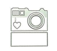 Camera Metal Cutting Dies Stencil Scrapbooking Album Paper Card Template Mold Embossing Decoration Scrapbooking Die Cuts