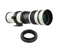 Camera MF Super Telephoto Zoom Lens F/8.3-16 420-800mm T Mount with Adapter Ring Universal 1/4 Thread Replacement for Canon EF-Mount Cameras EOS 80D 77D 70D 60D 60Da 50D 7D 6D 5D T7i T7s T6s T6i T6