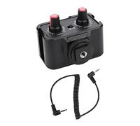 Camera Mic Audio Mixer, WS-V2 2 Channel Universal Microphone DSLR Cameras Audio Mixer Adapter Audio Adapter Mixer with 3.5mm Inputs for DSLR Cameras