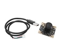 Camera Module Black 1080P 30FPS USB Webcam with Dual Digital Microphone Wide Angle 100° View Manual Focus 2MP for Computer Laptop PC Video Calling Conference Streaming Black